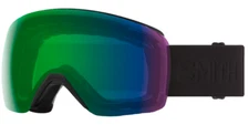 NEW Smith Skyline Snow Ski Goggles-Black-Chromapop Everyday Green Lens