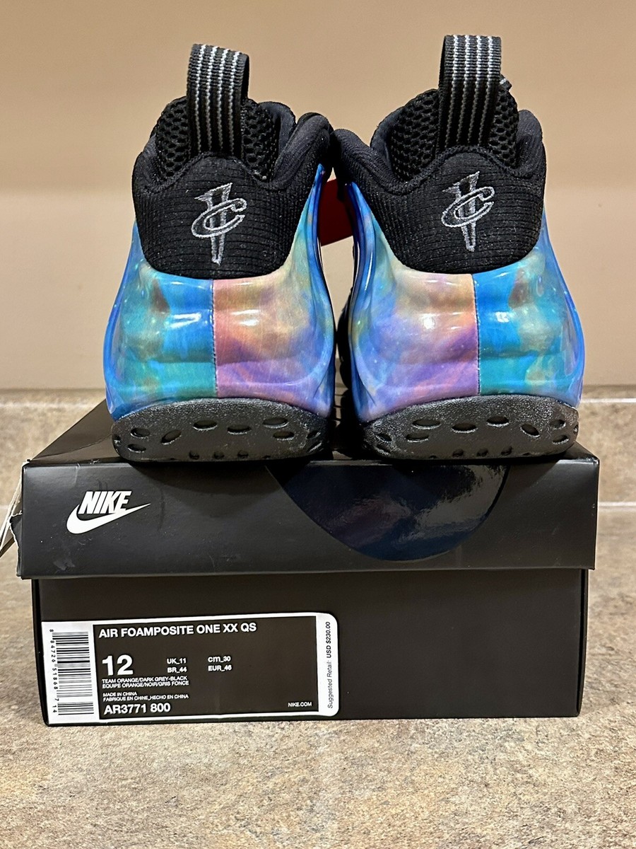 NEW Nike Air Foamposite One QS XX BIG BANG AR3771-800 Blue NEW Nike Air Foamposite One QS XX BIG BANG AR3771-800 Blue