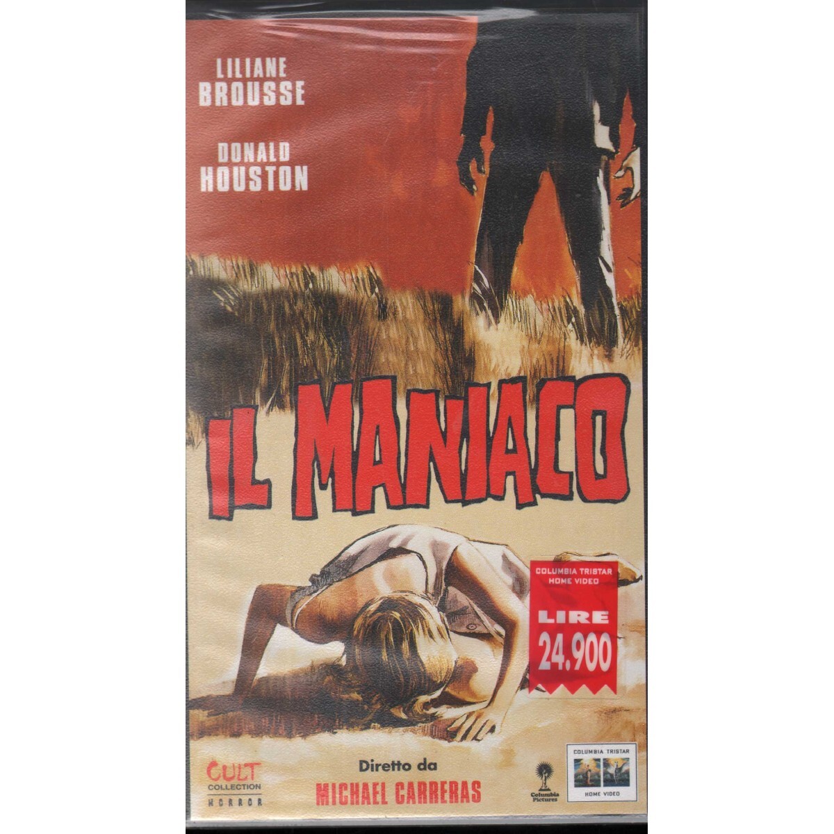 The Maniac VHS Michael Carreras Univideo - CC72182 Sealed