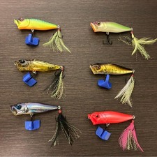 Megabass POP-X Topwater Popper Lures 7-Pack for Bass Fishing