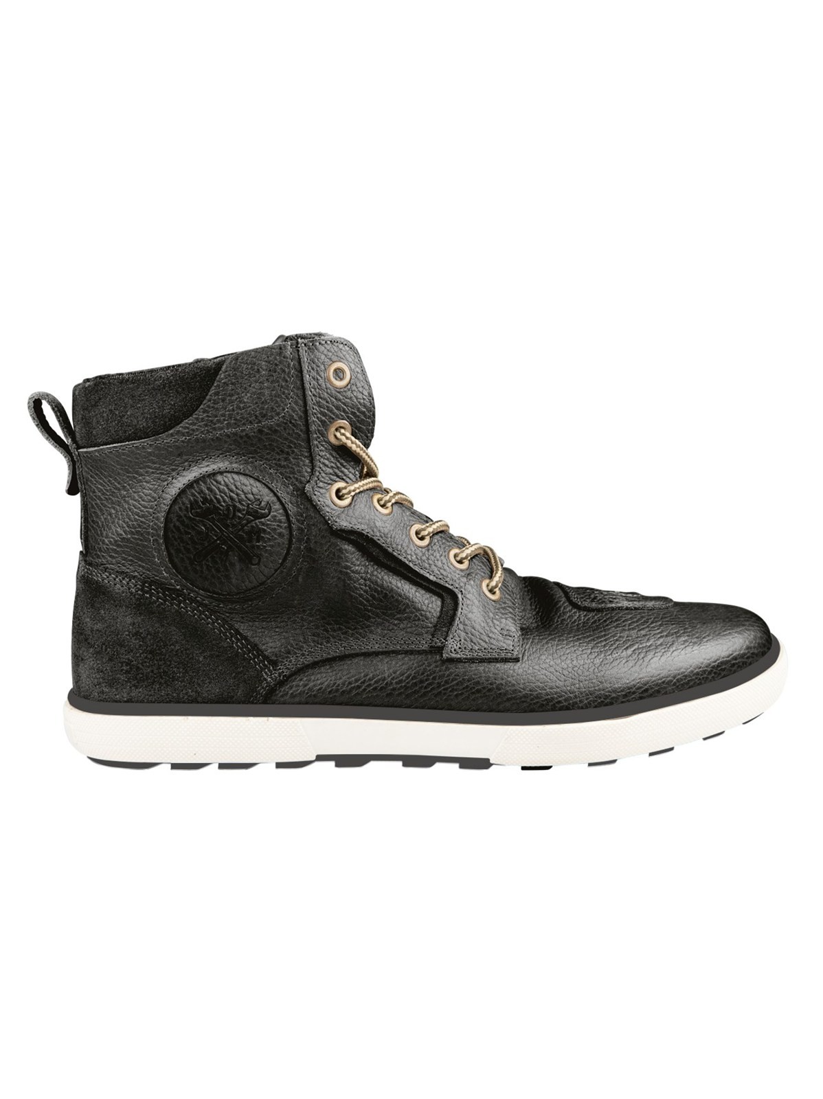 Motorrad Schuhe 45 - John Doe Schuhe Shifter Vintage Biker Lederschuhe - schwarz - Bild 2
