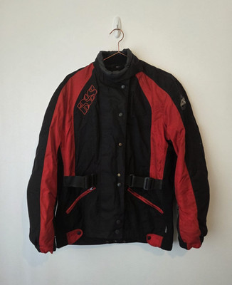 IXS Goretex Motorradjacke Damen Gr. D XL rot schwarz Motorradmantel