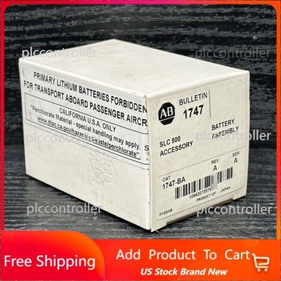 1 PCS New Allen Bradley SLC PLC Battery 1747-BA SANYO SLC PLC SLC500 IN US STOCK