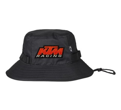 NEU KUSTOM HATZ X KTM Racing Patch Bucket Hat Schwarz Hergestellt in USA Limited