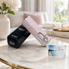 Estuche para lápiz labial DIOR Addict rosa lazo edición 2026 estuche con soporte cosmético solo JDM