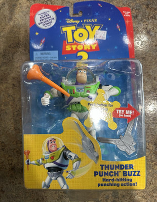 Mattel Thunder Punch Buzz Lightyear Toy Story 2 Figure Boxed Sound