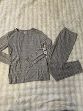 32 Degrees Heat NWT Kids Size XL Gray Base Layer Shirt Pants Set Youth