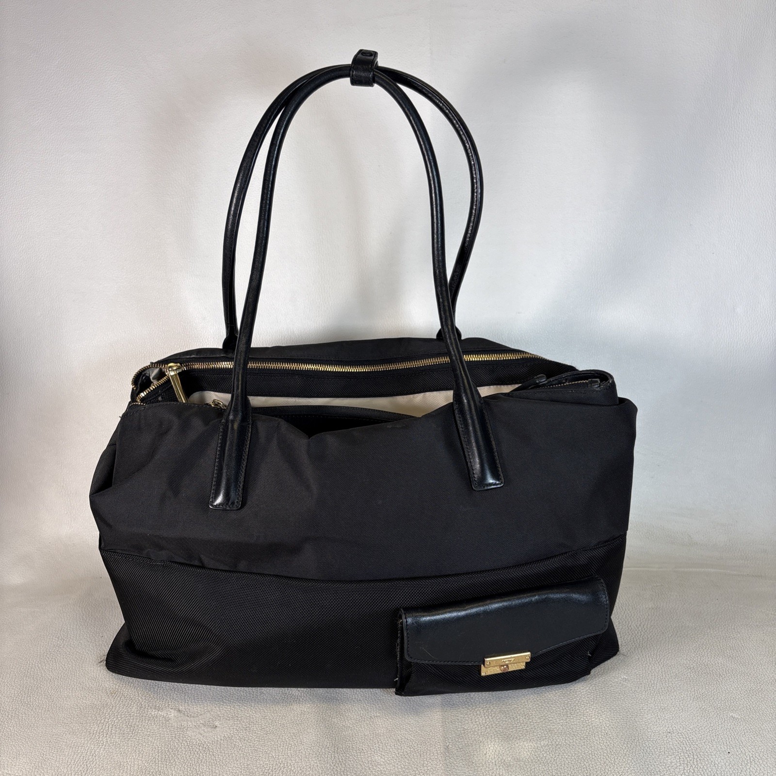 Black Tumi Hayes Triple Compartment Tote-Preowned