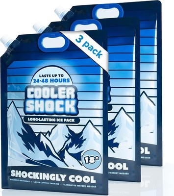Reusable Ice Packs for Cooler, Long Lasting Cold Freezer Packs for Coolers and