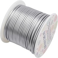 Aluminiumdraht 2Mm 30M Eloxiert Silber Schmuck Handwerk