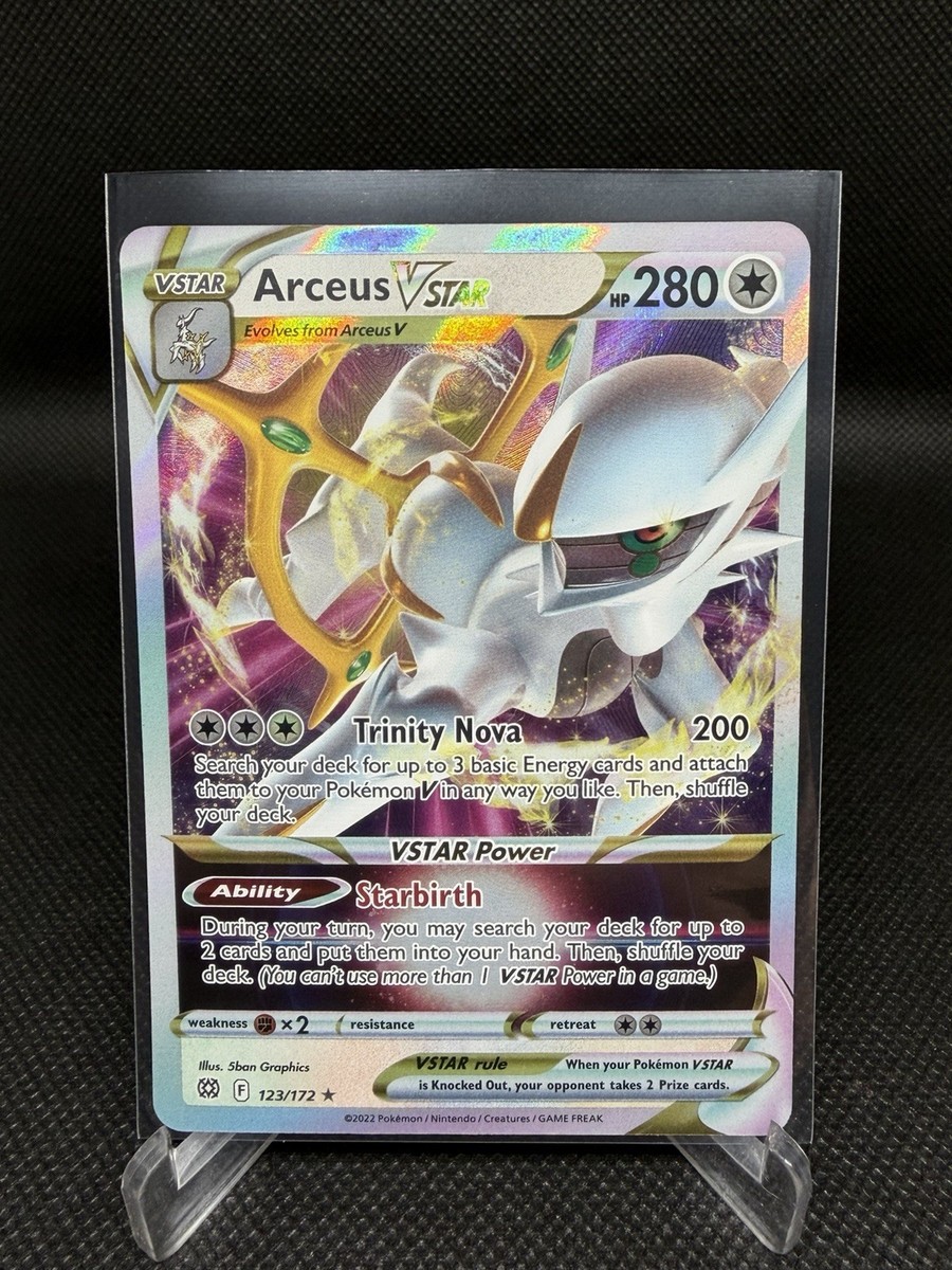 Arceus VSTAR Brilliant Stars Ultra Rare 123/172