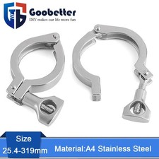Sanitary Tri Clamp 25.4-319mm A4 Stainless Steel Tri Clamp Sanitary Fitting