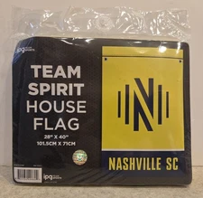 IPG Team Sports NASHVILLE SC Team Spirit House Flag, 28" x 40" NEW
