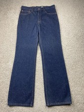 Vintage Levi's 517 Boot Cut Men's 34x32 Blue Dark Wash Western 90s Deadstock New