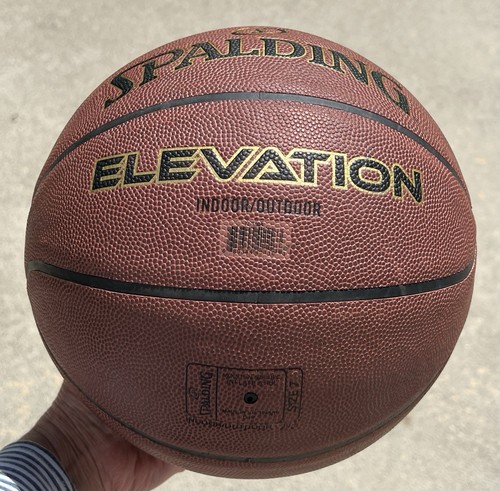 Spalding Elevation Basketball Ball Composite Leather Brown 29.5" Official Size 7 - Picture 3 of 6