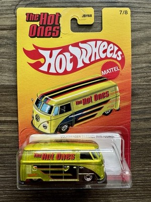 🟡⚫️ Hot Wheels The Hot Ones Volkswagen T1 Panel Bus VW Gold