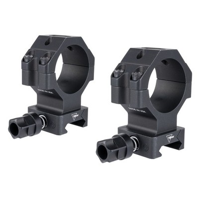 Trijicon AC22067 Scope Rings with Q-LOC Technology  Matte Black  30mm  Extra Hig