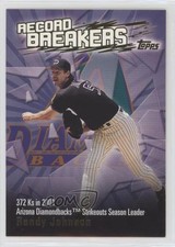 2003 Topps Series 1 Record Breakers Randy Johnson #RB-RJ HOF 14s2