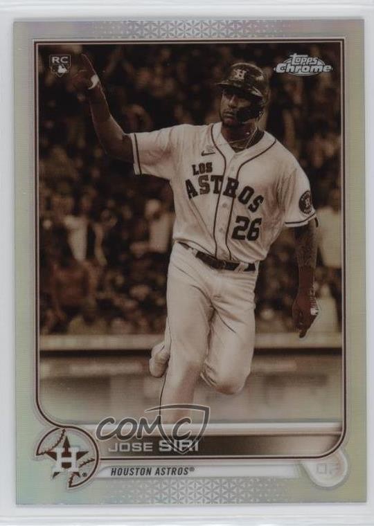 2022 Topps Chrome Sepia Refractor Jose Siri #204 6u5