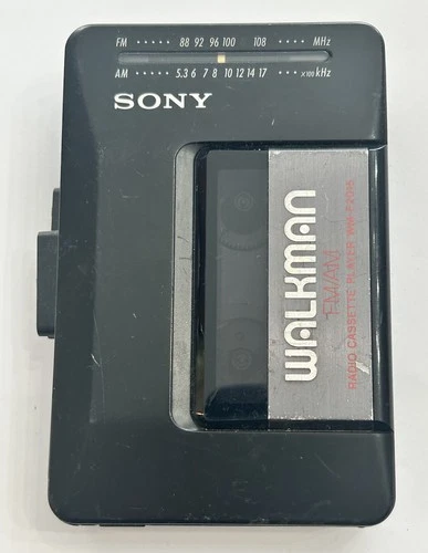 Vintage Sony Walkman WM-F2015 Cassette Player AM/FM Radio FOR PARTS or REPAIR