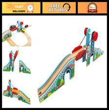 Wooden Train Track Accessories - Lifting Bridge for All Railway Sets Tracks