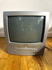 Toshiba MD13N3 13in CRT TV Built-in DVD Player Silver/Black 480i NTSC READ