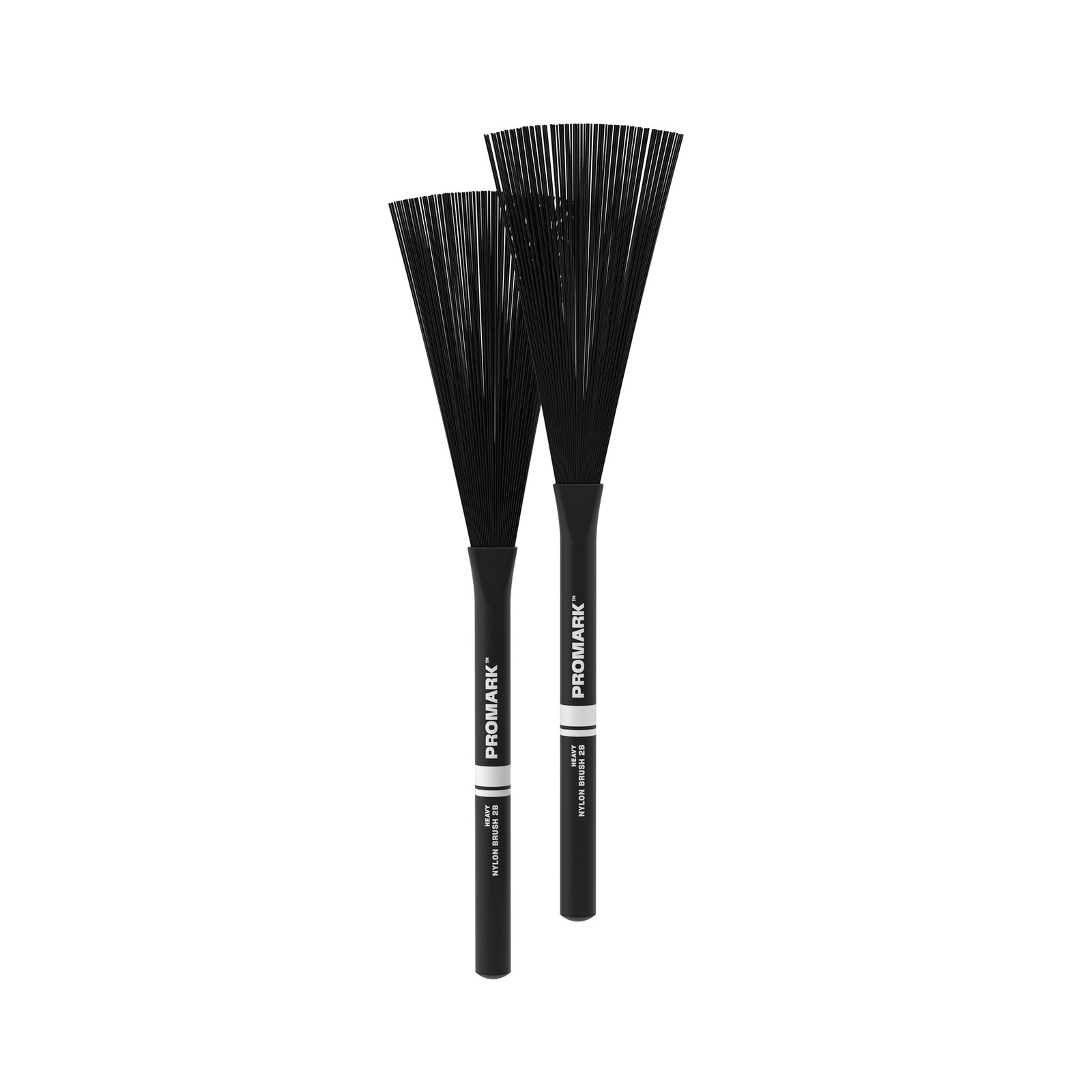 ProMark Heavy Nylon Brushes 2B, Black (NEW)