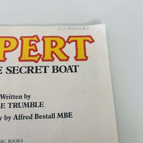 2 X Rupert And The Secret Boat Rupert And The Black Imp By Mike Trumble - Picture 15 of 20