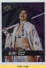 2024 Upper Deck Allure AEW Color Flow Blue Purple Hikaru Shida #CF-2 READ 0y59