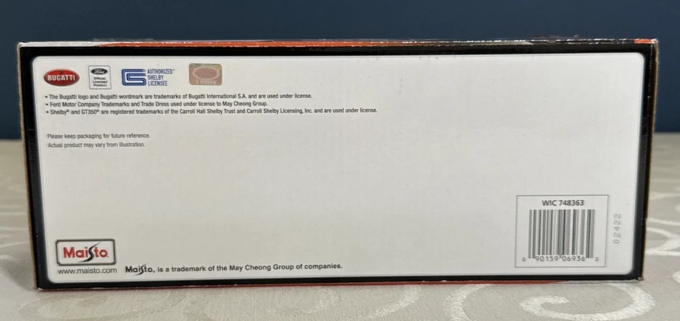 Coche con control remoto Maisto Tech R/C Bugatti Divo 1:24 Street Series gris/azul nuevo en caja Foto 4 de 4