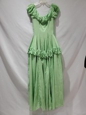 Vintage 1940's Celery Green Bridesmaid Dress