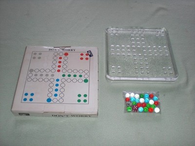 OVP - Don't Worry - Leonardo Glas Brettspiel Würfelspiel - unbespielt - top !