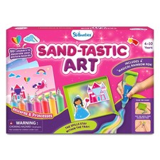 DIY Unicorn Princess Sand Art Kit with 50 Stickers - Creative Craft for Ages