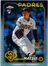 2024 Topps Chrome #116 Yuki Matsui Prism Refractors San Diego Padres