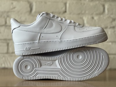 Nike Air Force 1 Flyease Triple White Leather Sneaker FD1146-100 Men Size 14 New