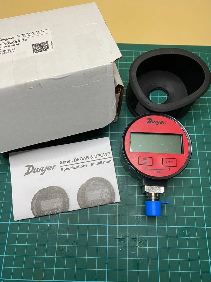 DPGAB-08 Digital Manometer | Tragbarer Manometer Tester | Batteriebetrieben - Bild 3 von 4