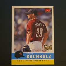 2006 Fleer Tradition Taylor Buchholz #92 Rookie Houston Astros MLB Baseball Card. rookie card picture