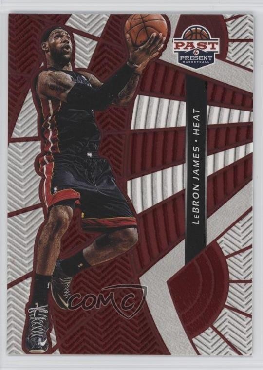 2012-13 Panini Past & Present Treads LeBron James #6 3gq
