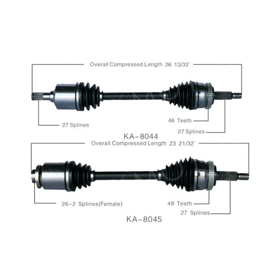 Eje delantero TrakMotive 2 CV para Kia Sportage 2005 2006 Kia Sportage Foto 2 de 4
