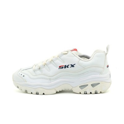 Skechers Damen SN 51829 WML Schuhe weiß Leder/Synthetik SKX Sneaker EU 39,5