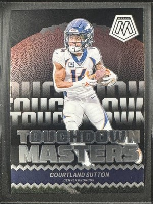 2024 Panini Mosaic Touchdown Masters #TM-CSN Courtland Sutton Denver Broncos