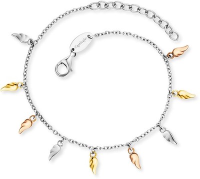 ENGELSRUFER - Armband Flying Wings Silber Tricolor - Armschmuck