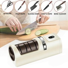 Kitchen Electric Knife Sharpener Multifunctio...