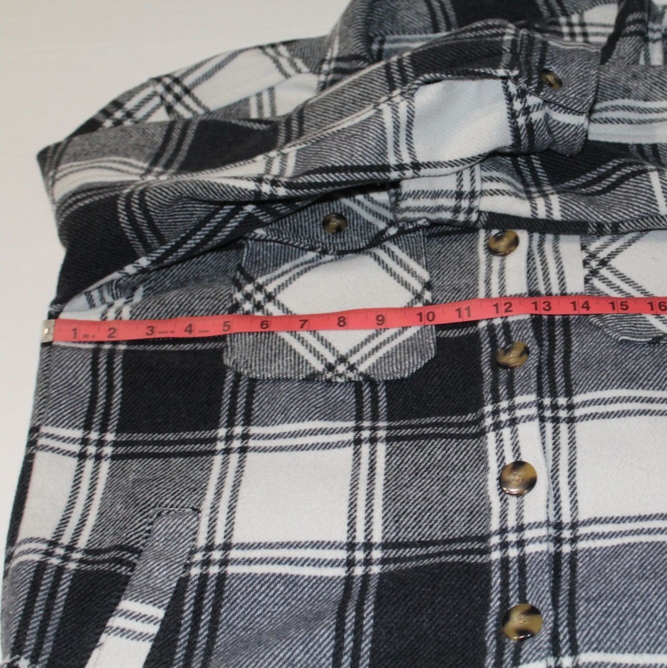 Member's Mark Shacket Plaid Button Down Jacket Fa… - image 18