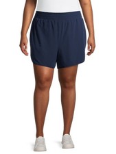 Athletic Works Women's Plus Size 3X Navy Active Core Running Shorts --M7--