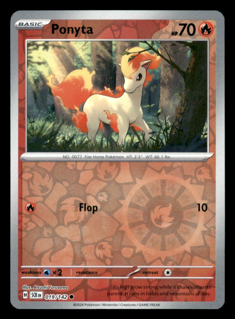 Ponyta Normal Common SV07: Stellar Crown 019/142 NM