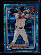2024 Bowman Chrome Draft Sapphire Edition - James Tibbs III #BDC-40 (RC)