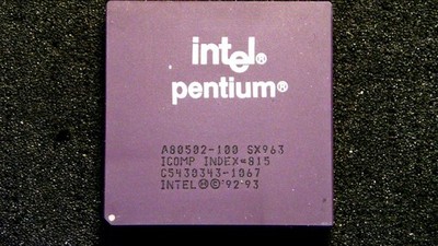 Intel retro CPU Pentium 100 #403A