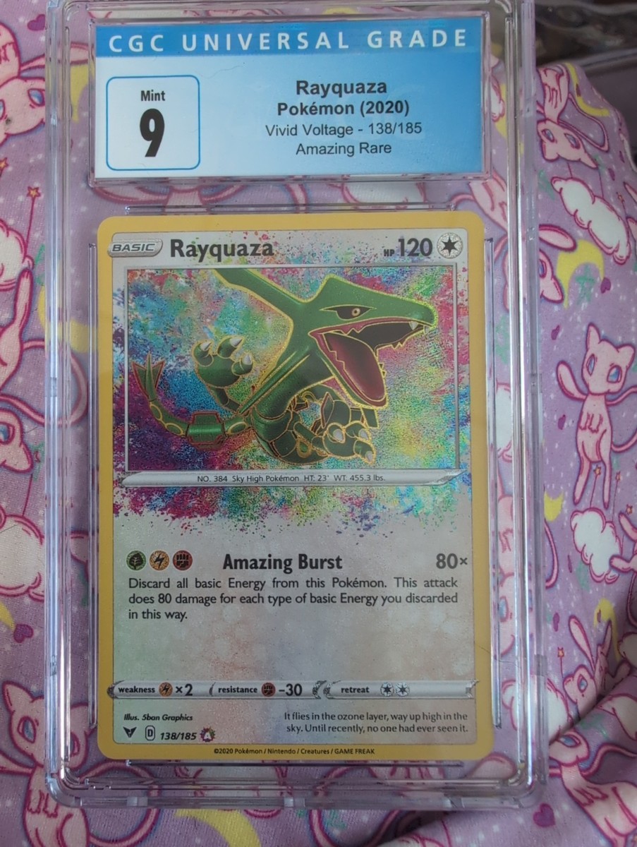 英語版ポケモンカードBASIC R ayquaza 138/185 Rayquaza 138/185 Swsh04: Vivid Voltage Holo for sale online | eBay