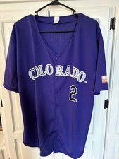 Troy Tulowizki 2015 Stadium Giveaway Jersey XL Colorado Rockies King Soopers